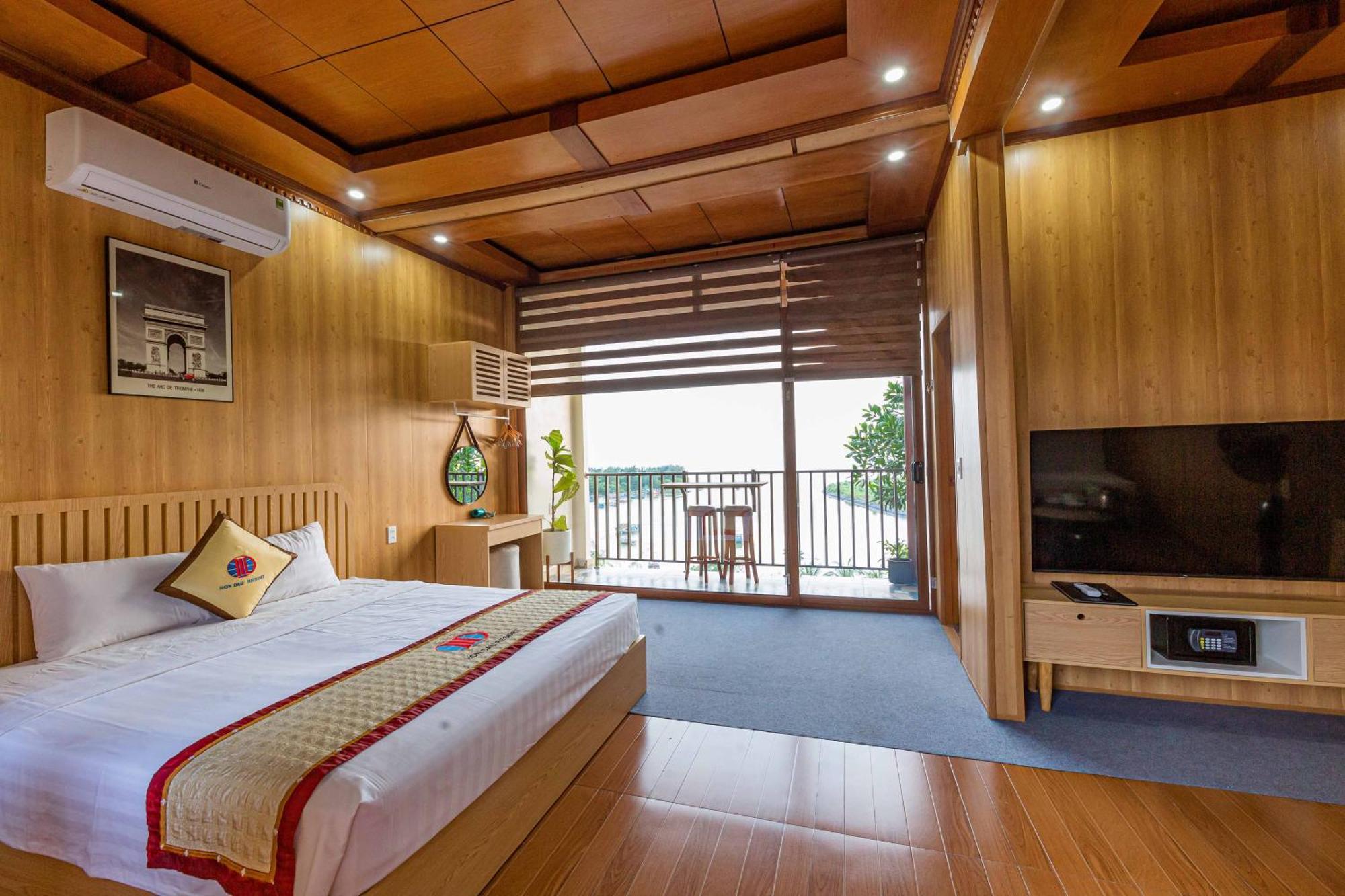 Hon Dau Resort Ðố Sơn Bagian luar foto